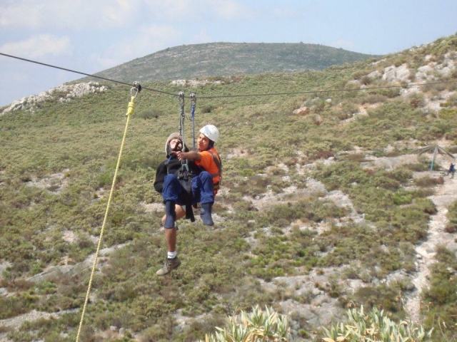 Recorrido de tirolina